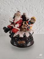Kerstmis Speeldoos, opdraaibaar kerstcarrousel met muziek, Ophalen of Verzenden, Zo goed als nieuw