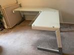 Prachtig luxueus glazen hoekbureau, Huis en Inrichting, Bureaus, Ophalen, Zo goed als nieuw, Bureau