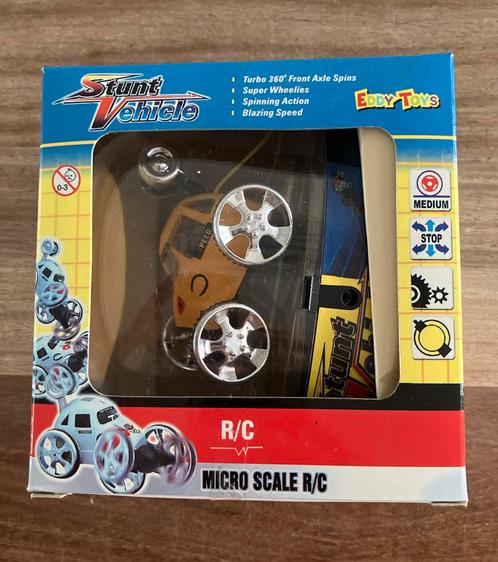 Eddy Toys Stunt Vehicle Micro R/C Auto - Nieuw, Hobby en Vrije tijd, Modelbouw | Auto's en Voertuigen, Nieuw, Auto, 1:50 of kleiner