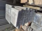 Gratis pallisades en 3m2 antraciet terrastegel, Ophalen, Gebruikt