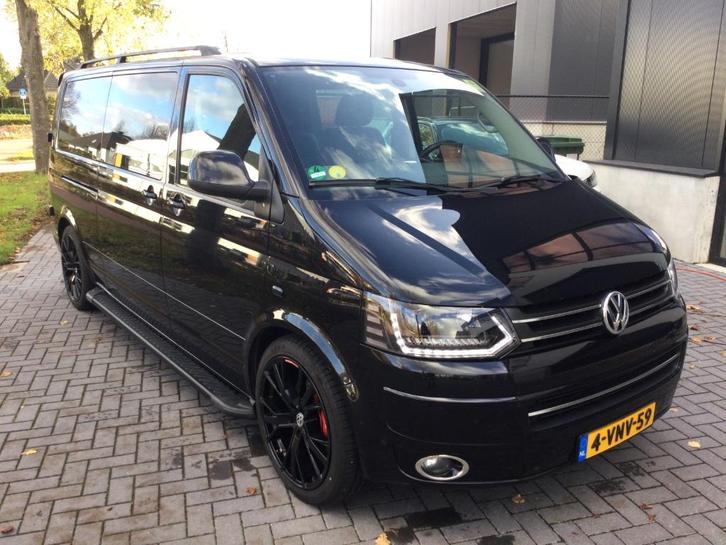 VW Transport T5  2.0 TDI 180pk AUT 2011 dubb cabine, Auto's, Bestelauto's, Particulier, Achteruitrijcamera, Airbags, Airconditioning