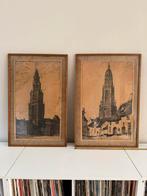 2 kerken groningen en rhenen Martinitoren, Antiek en Kunst, Ophalen of Verzenden