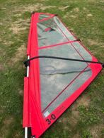F2 windsurfzeil 3.0 m2, Watersport en Boten, Windsurfen, Met draagtas, Ophalen of Verzenden, Zo goed als nieuw, Minder dan 5 m²