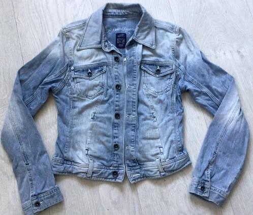 Blauw spijkerjasje DEPT maat M, Kleding | Dames, Jassen | Zomer, Zo goed als nieuw, Maat 38/40 (M), Blauw, Ophalen of Verzenden
