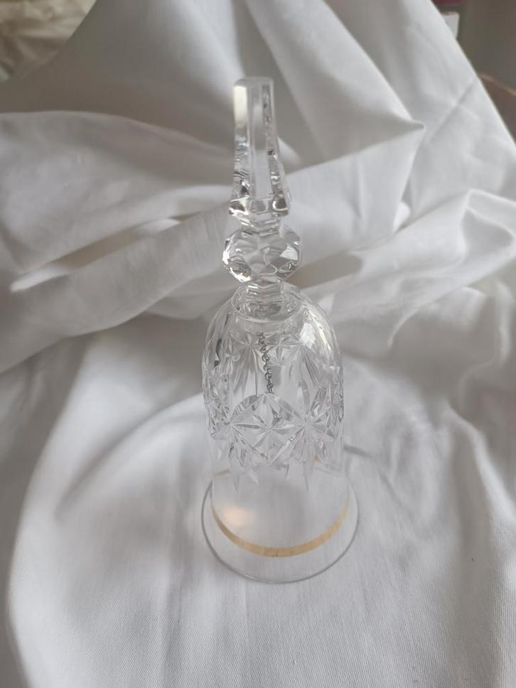 Kristallen Tafelbel in Uitstekende Staat, Antiek en Kunst, Antiek | Glas en Kristal, Ophalen of Verzenden