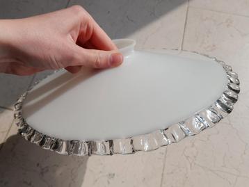 Vintage lampenkap Frans glas  beschikbaar voor biedingen