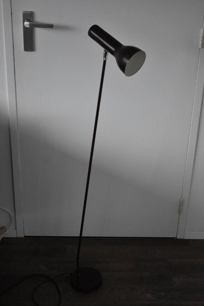 HALA Zeist bruine vloer lamp vintage retro design 645 70s, Huis en Inrichting, Lampen | Vloerlampen, Gebruikt, 100 tot 150 cm