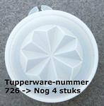 Set van 4 Ster-dekseltjes voor Pudding-vormpjes Tupperware, Huis en Inrichting, Keuken | Tupperware, Ophalen of Verzenden, Nieuw