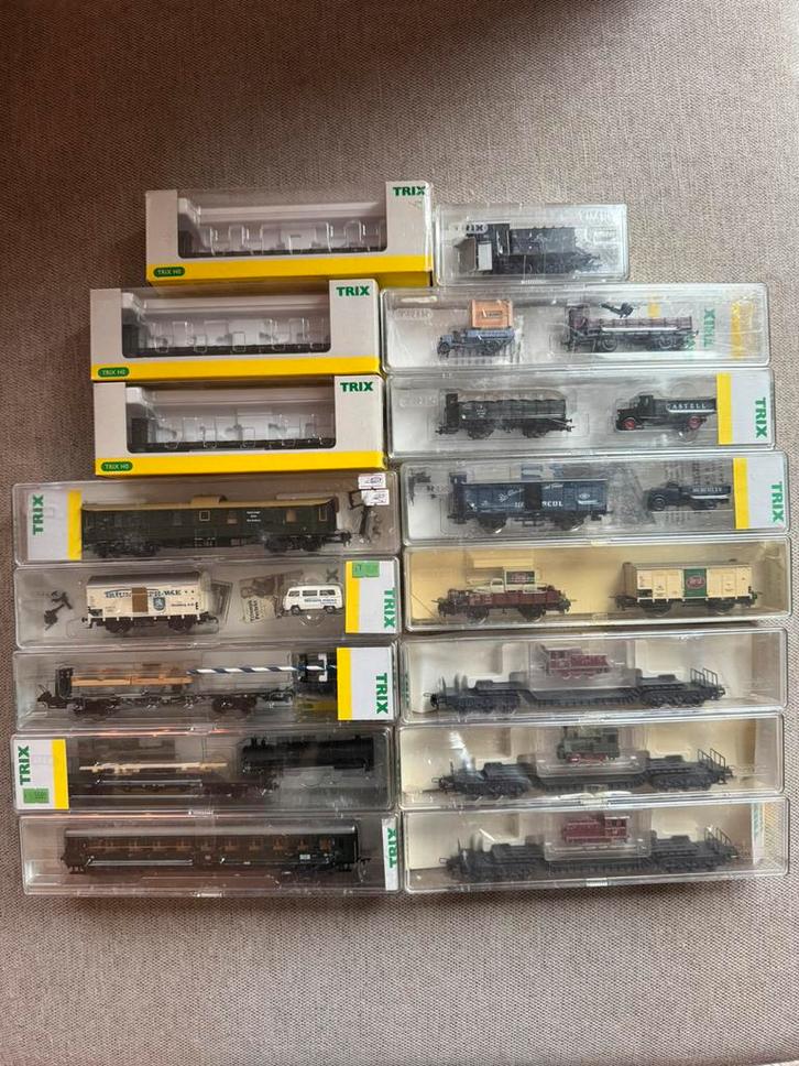 Diverse Trix H0 wagons nieuw in OVP, Hobby en Vrije tijd, Modeltreinen | H0, Nieuw, Wagon, Gelijkstroom of Wisselstroom, Trix