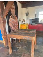 Mooie tafel van oud hout (Loods 5€, Ophalen, Gebruikt, Vier personen, 100 tot 150 cm