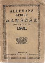 Allemans Gerief . Almanak voor het jaar 1861, Gelezen, Ophalen of Verzenden