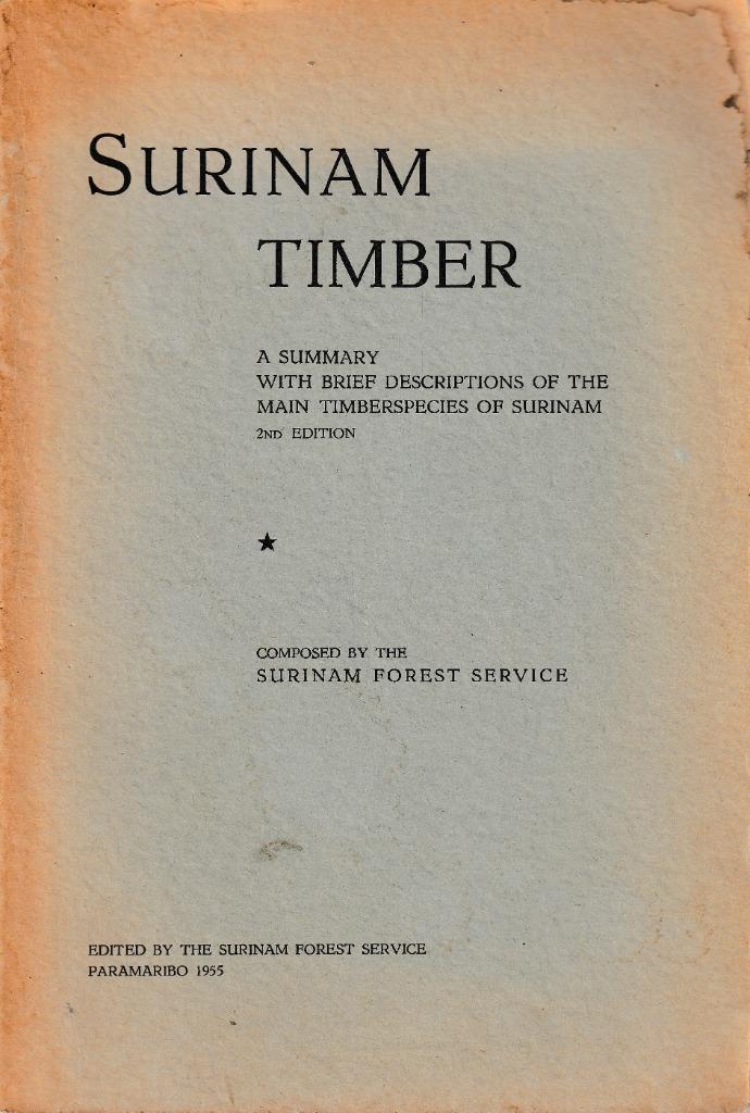 Surinam Timber, Boeken, Techniek, Gelezen, Bouwkunde, Ophalen of Verzenden