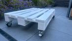 Pallet Salontafel op Wielen, Huis en Inrichting, Tafels | Salontafels, Ophalen, Gebruikt, 100 tot 150 cm, 50 tot 100 cm
