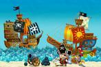 Piraten vlies/vinyl behang, Piratenschip * Muurdeco4kids, Verzenden, Nieuw, Wanddecoratie