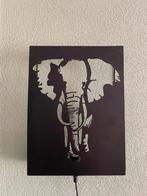 Moderne Wandlamp met Olifant Design, Ophalen of Verzenden, Zo goed als nieuw, Metaal