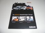leaflet Maxus bestelwagenprogramma, Ophalen of Verzenden, Gelezen, Overige merken