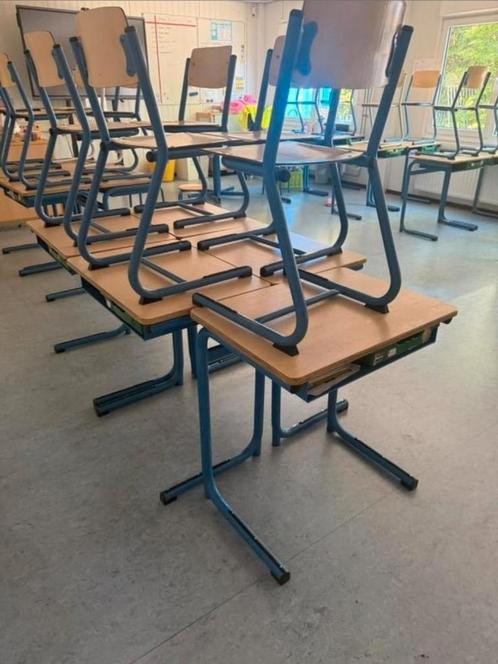 Schoolmeubilair – Complete Partij Tafels & Stoelen, Diversen, Schoolbenodigdheden, Gebruikt, Ophalen