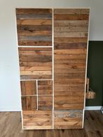 Houten (ikea) kast met stoere uitstraling, Huis en Inrichting, Woonaccessoires | Kamerschermen, Ophalen of Verzenden, Gebruikt