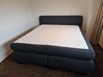 Boxspring Luxor Antracietgrijs 180 x 200, Huis en Inrichting, Ophalen of Verzenden, 180 cm, 200 cm, Nieuw