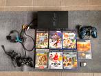 Sony PlayStation 2 phat  met games, Met 2 controllers, Gebruikt, Ophalen of Verzenden, Met games