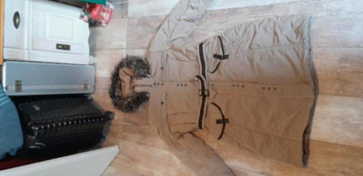 EC EASYCOMFORT winterjas met FLUFFY VOERING MAAT 42, Kleding | Dames, Jassen | Winter, Zo goed als nieuw, Maat 42/44 (L), Bruin