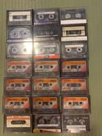 21 cassette bandjes met muziek, Gebruikt, 2 t/m 25 bandjes, Overige genres, Ophalen of Verzenden
