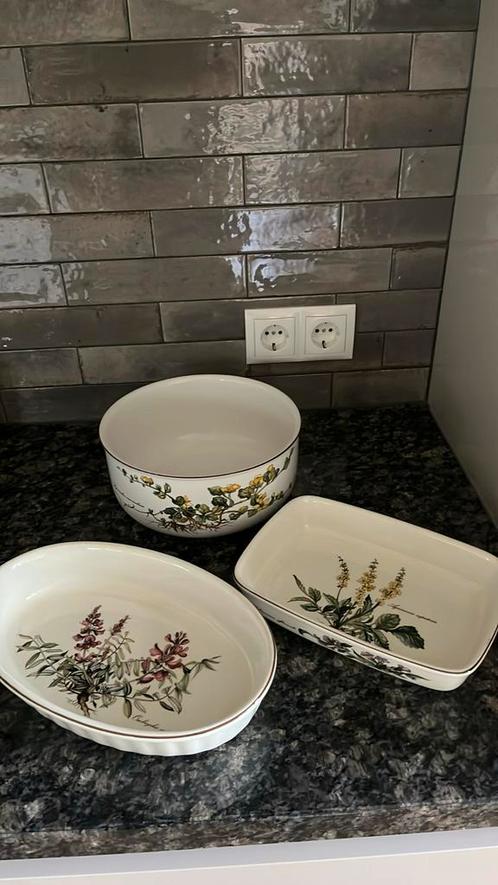 3 schalen Botanica Villeroy & Boch, Huis en Inrichting, Keuken | Servies, Zo goed als nieuw, Schaal of Schalen, Overige stijlen