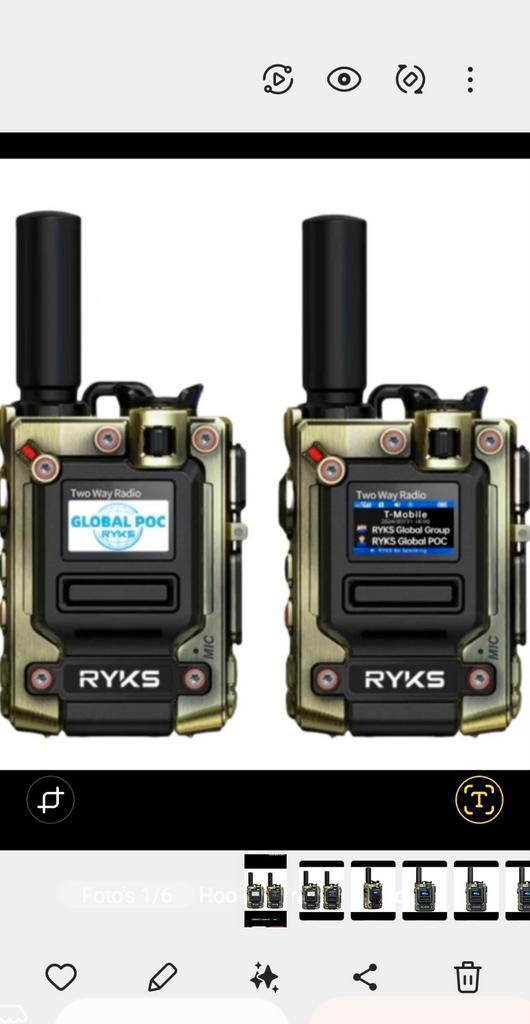 Globale Walkie Talkie - Wereldwijd Contact, Telecommunicatie, Portofoons en Walkie-talkies, Ophalen of Verzenden