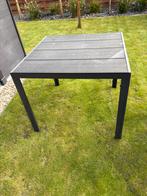 Tuin tafel - Vierkant - Zwart, Ophalen, Gebruikt, Vierkant, Kunststof