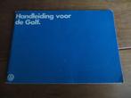 Instructieboek Volkswagen Golf, VW Golf GTi, Golf diesel '80, Ophalen of Verzenden