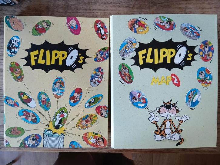 Flippo Map 1 en 2 compleet en extra, Verzamelen, Flippo's, Griezel, Spiek, Time, Ophalen of Verzenden