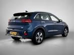 Kia Niro 1.6 GDi Hybrid DynamicLine Stoel/stuurwielverwarmin, Auto's, 12 maanden, Gebruikt, Blauw, Leder en Stof