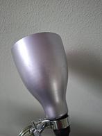 knijpspot wandlampje Hema spotje retro grijs-paars lampje, Gebruikt, Metaal of Aluminium, Ophalen of Verzenden, Retro