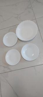 Witte Porseleinen Borden Set -  35 stuk, Ophalen of Verzenden, Zo goed als nieuw, Bord(en), Effen