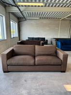 3- en 2-zits bankstel Bruin, Huis en Inrichting, Banken | Bankstellen, Ophalen, Second Life, Driepersoons, 75 tot 100 cm