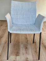 4 design eetkamer stoelen Zanotta Lia, Huis en Inrichting, Stoelen, Ophalen, Zo goed als nieuw, Grijs, Stof