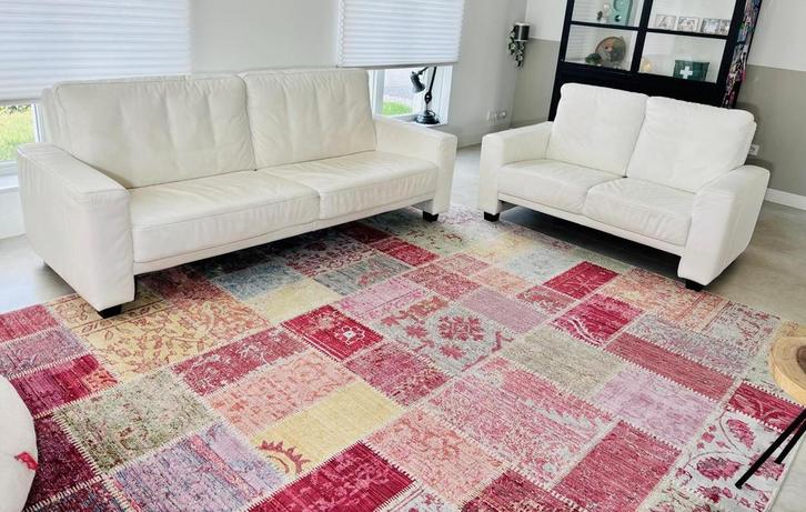 Vloerkleed Patchwork multicolor- 245x305 cm, Huis en Inrichting, Stoffering | Tapijten en Kleden, Zo goed als nieuw, 200 cm of meer