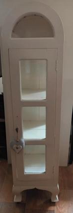Wit vitrinekastje!, Huis en Inrichting, Kasten | Vitrinekasten, Ophalen, Zo goed als nieuw, 25 tot 50 cm, 50 tot 100 cm