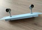 Moderne plafondlamp 2-lichts verstelbaar, Ophalen of Verzenden, Zo goed als nieuw, Glas