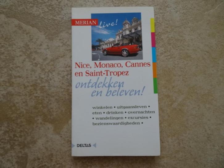 Nice, Cannes, Monaco, Cote d' azur ; merian live reisgids, Boeken, Reisgidsen, Zo goed als nieuw, Reisgids of -boek, Europa, Overige merken