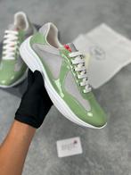 prada cups schoenen groen wit 44, Kleding | Heren, Schoenen, Ophalen, Zo goed als nieuw, Wit