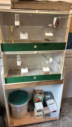 Heesakkers kooi, Dieren en Toebehoren, Vogels | Hokken en Kooien, Ophalen, Gebruikt, Kunststof, Broedkooi of Kweekkooi