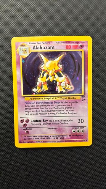 Alakazam 1/130 HOLO - Base set 2 beschikbaar voor biedingen