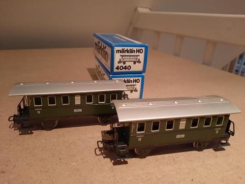 Märklin 4040 H0 Blikken personenrijtuig van de DB, Hobby en Vrije tijd, Modeltreinen | H0, Zo goed als nieuw, Wagon, Wisselstroom