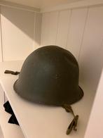 Franse M51 helm met kinbandjes, Verzamelen, Militaria | Algemeen, Verzenden, Landmacht, Overige gebieden, Helm of Baret