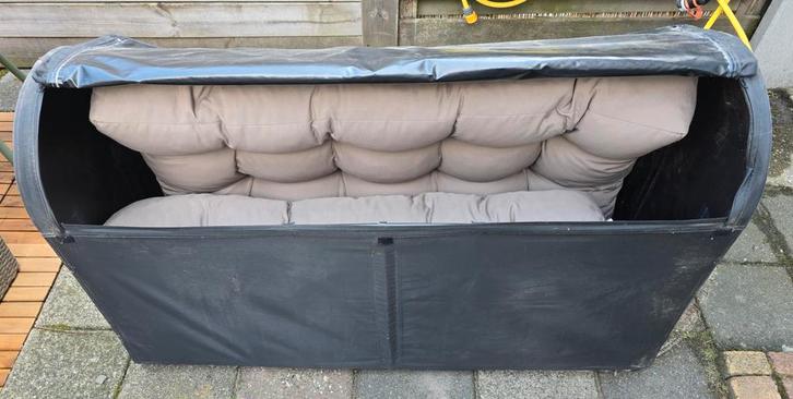 Palletkussens tweedelig, Tuin en Terras, Tuinmeubel-accessoires, Gebruikt, Ophalen