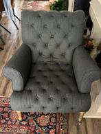 Stoel grijs, Huis en Inrichting, Fauteuils, Ophalen, Riviera maison, 75 tot 100 cm, Zo goed als nieuw