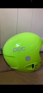POC ito kinderhelm XS-S Neon Fluo + Goggles Skibril Skihelm, Ophalen of Verzenden, Zo goed als nieuw