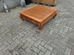 teak hout opium salon tafel, Ophalen, 100 tot 150 cm, Teakhout, 50 tot 100 cm