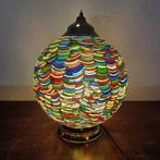 Oosterse mozaïek lamp., Ophalen of Verzenden, Zo goed als nieuw, Glas, Minder dan 50 cm